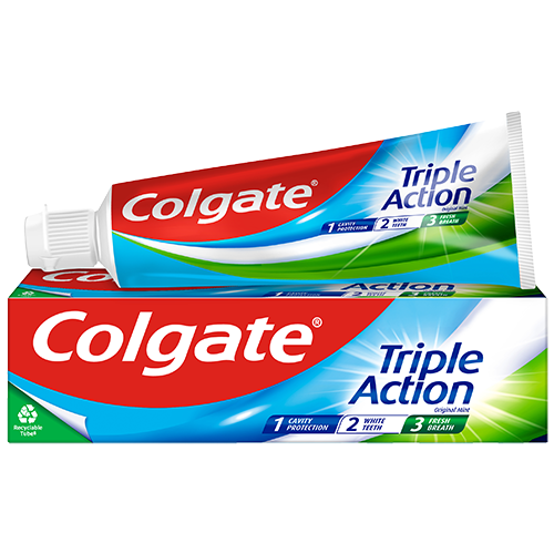 colgate triple-action/ herbal 140g