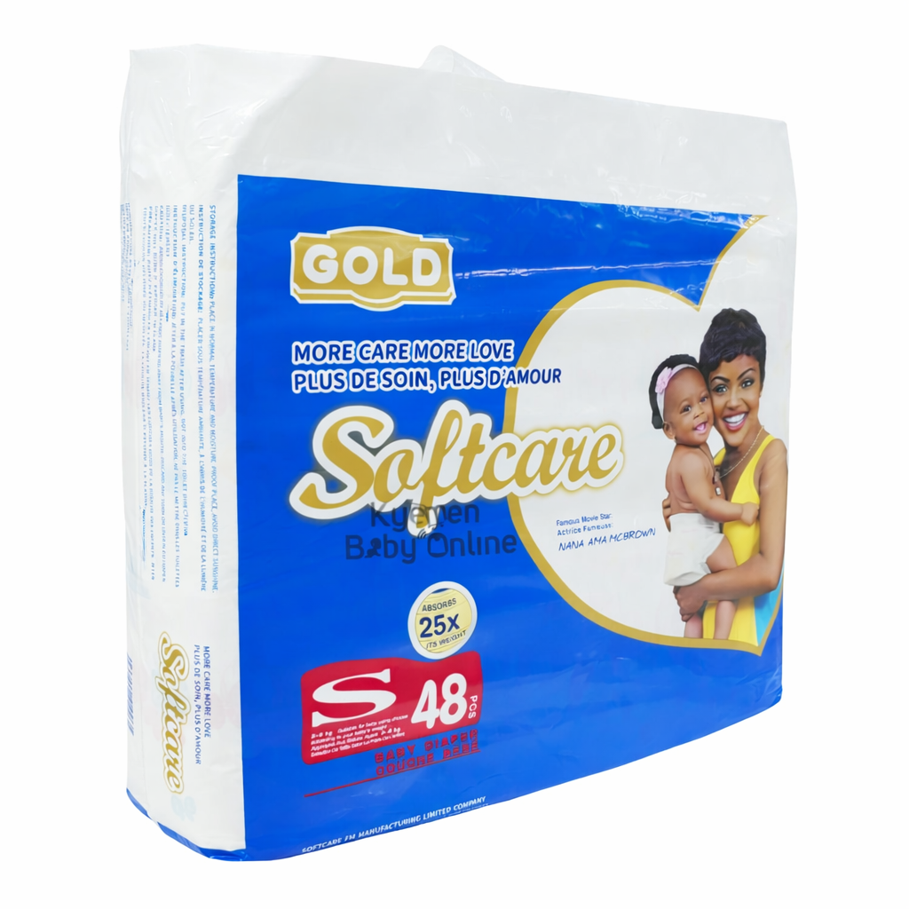 Softcare gold ,S-4 large 25pcs baby diapers 