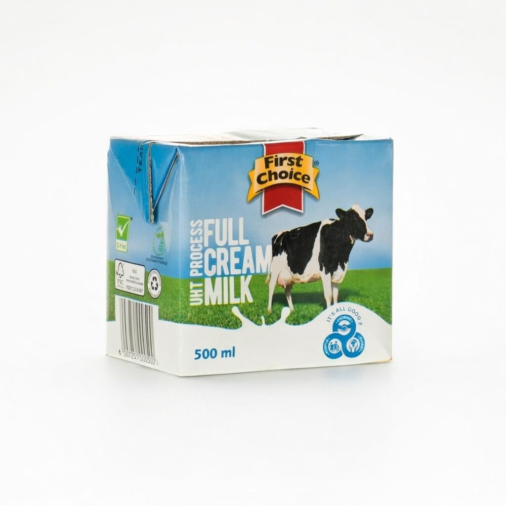 FIRST CHOICE FULL CREAM MILK 500ML