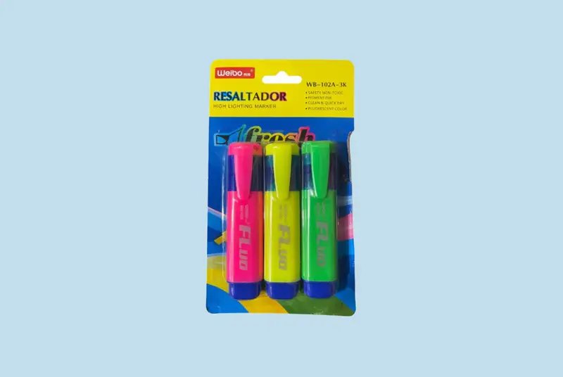 Weibo Resaltador Highlighter (3 Pack)