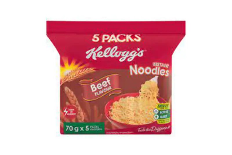 kelloggys beef noodles (70gX5)