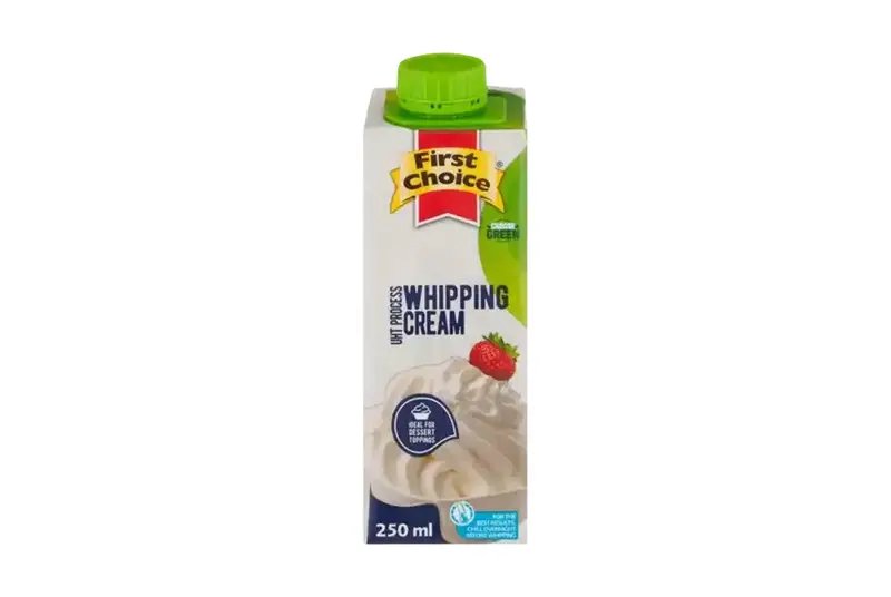 First choice whipping cream 1l