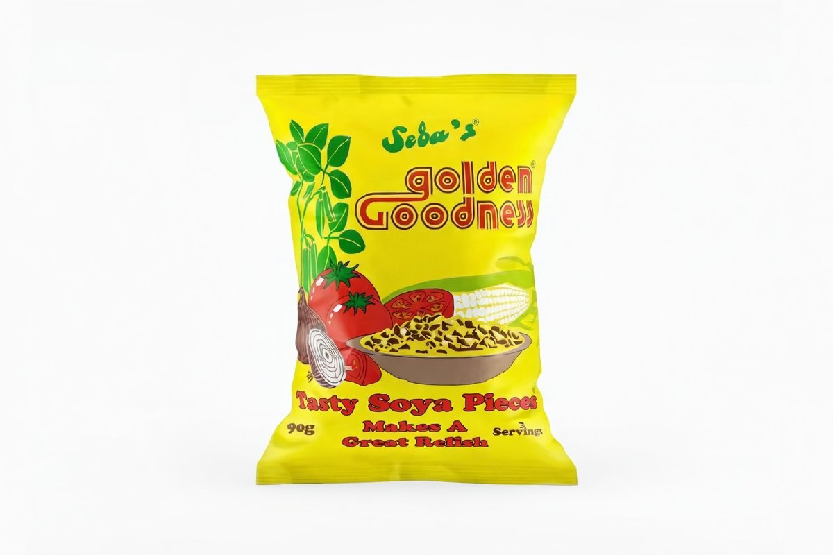 Seba\'s Golden Goodness 90g Soya Pieces