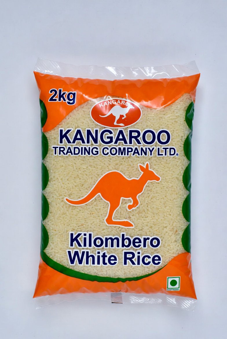 Kangaroo White Rice Kilombero 2kg
