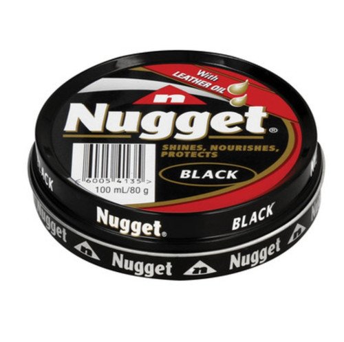 Nugget Black Shoe Polish 100ml