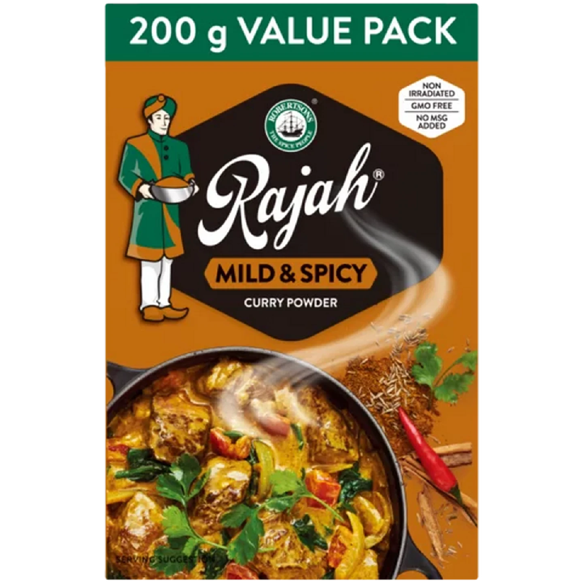 Rajah Mild And Spicy Curry Powder 200g