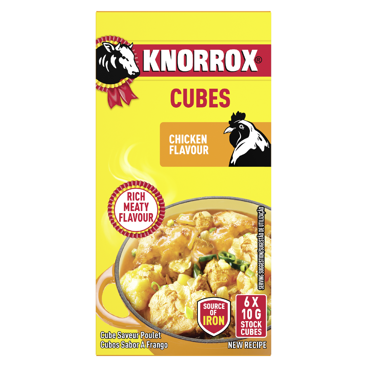 Knorrox Chicken Flavour Cubes 60g
