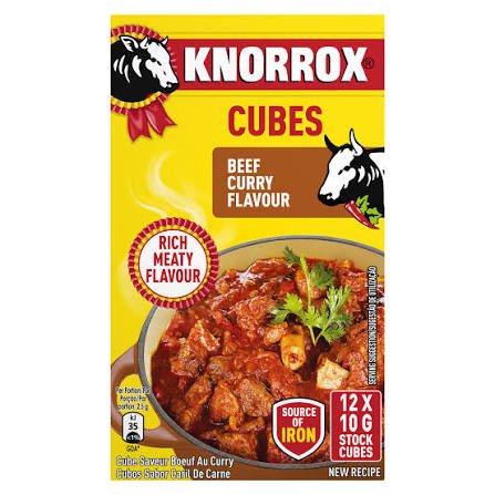 Knorrox Cubes Beef Curry Flavour 240g