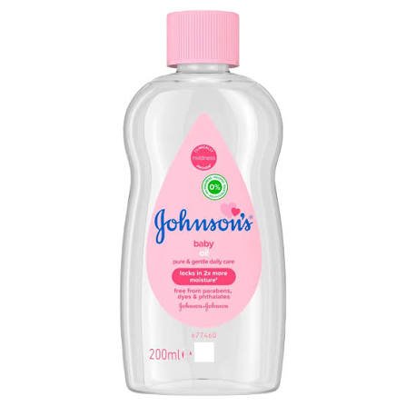 Johnsons Baby Oil 200ml - Kids - Fresh grocery product from DoorShoppin