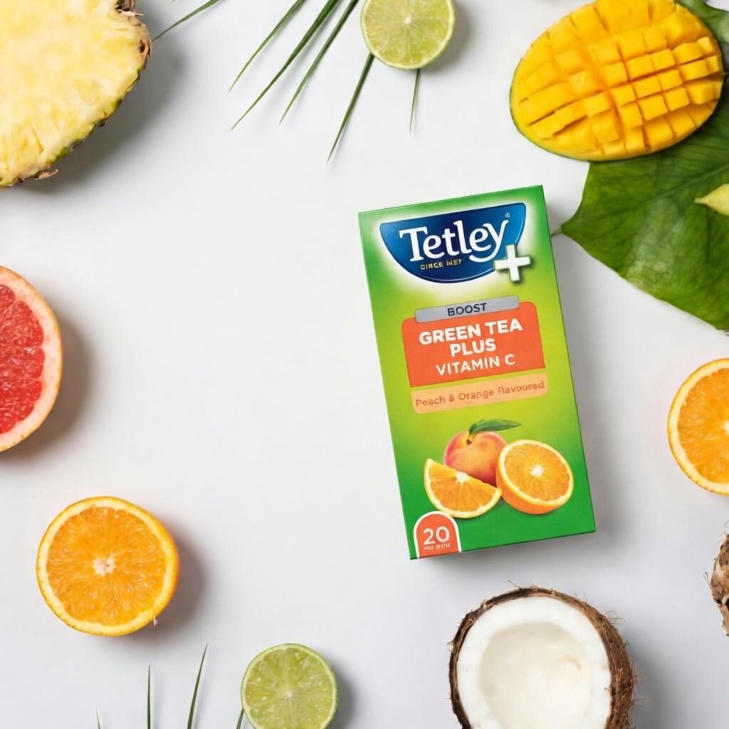 Tetley Green Tea Plus Vitamin C