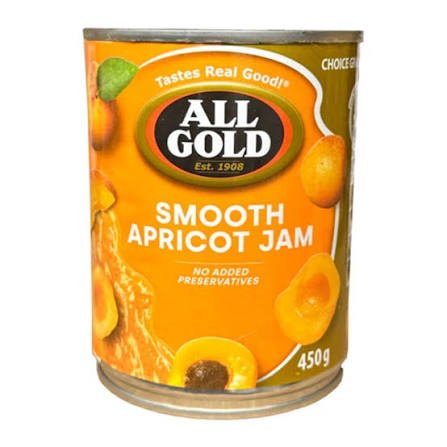All Gold Smooth Apricot Jam 450g