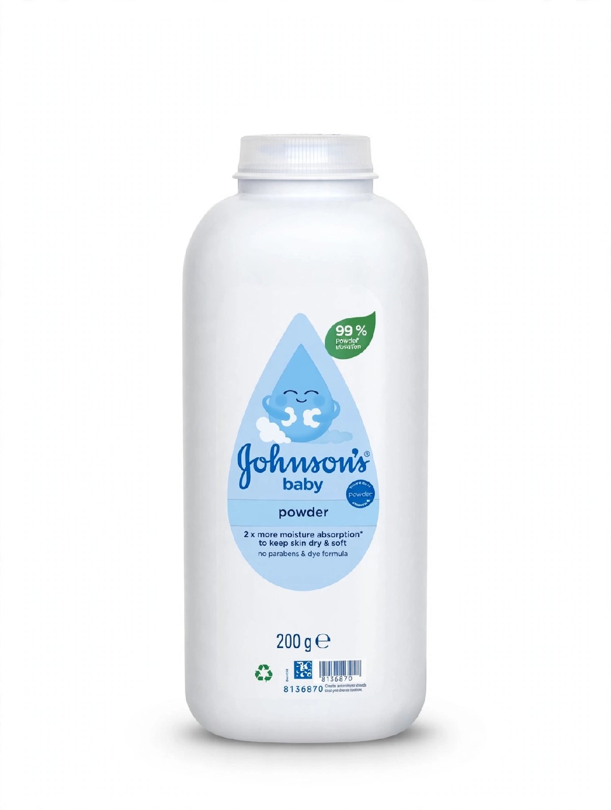J & J Baby Powder 200g - fresh grocery product